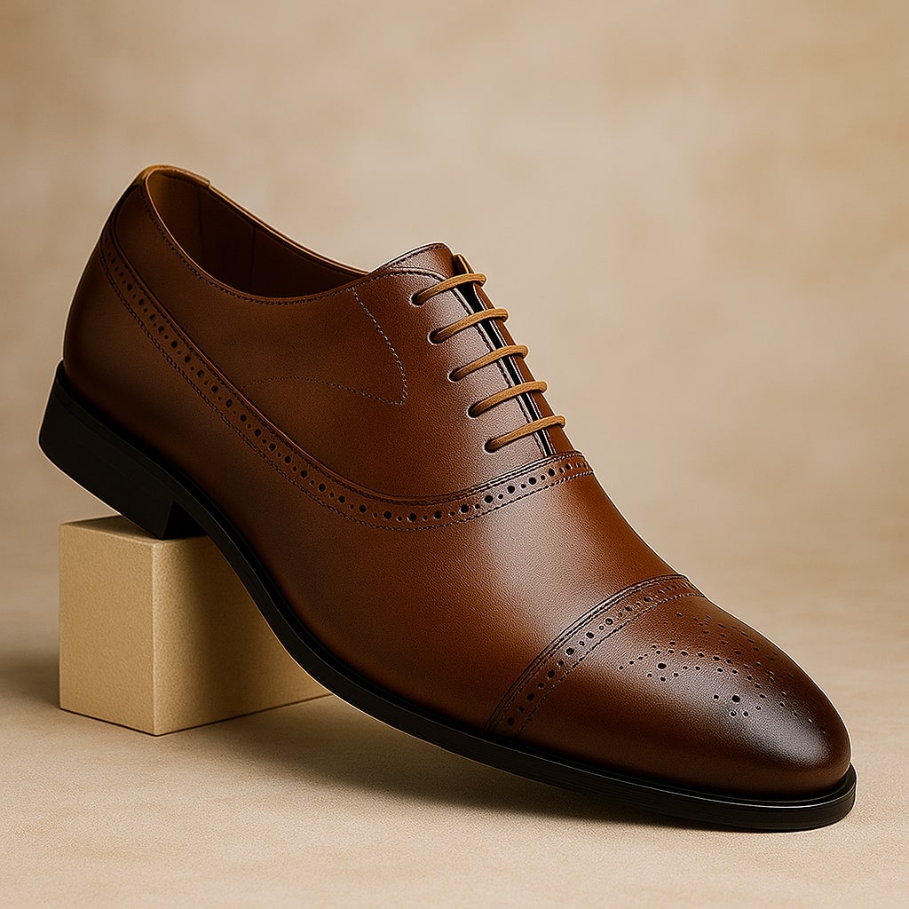 Vittore Leather Oxford Shoes