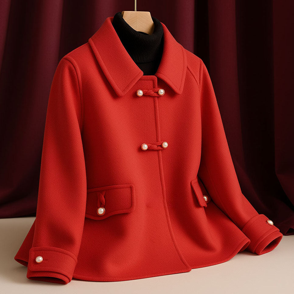 Valentina Wool Short Coat