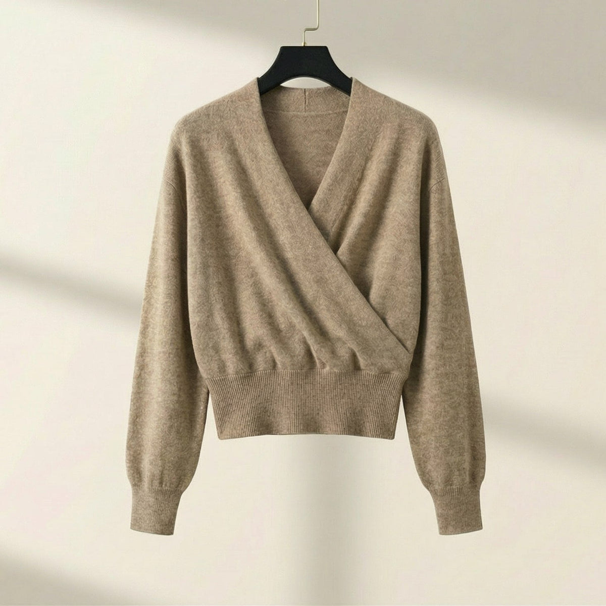 Lucia Wool Wrap Sweater