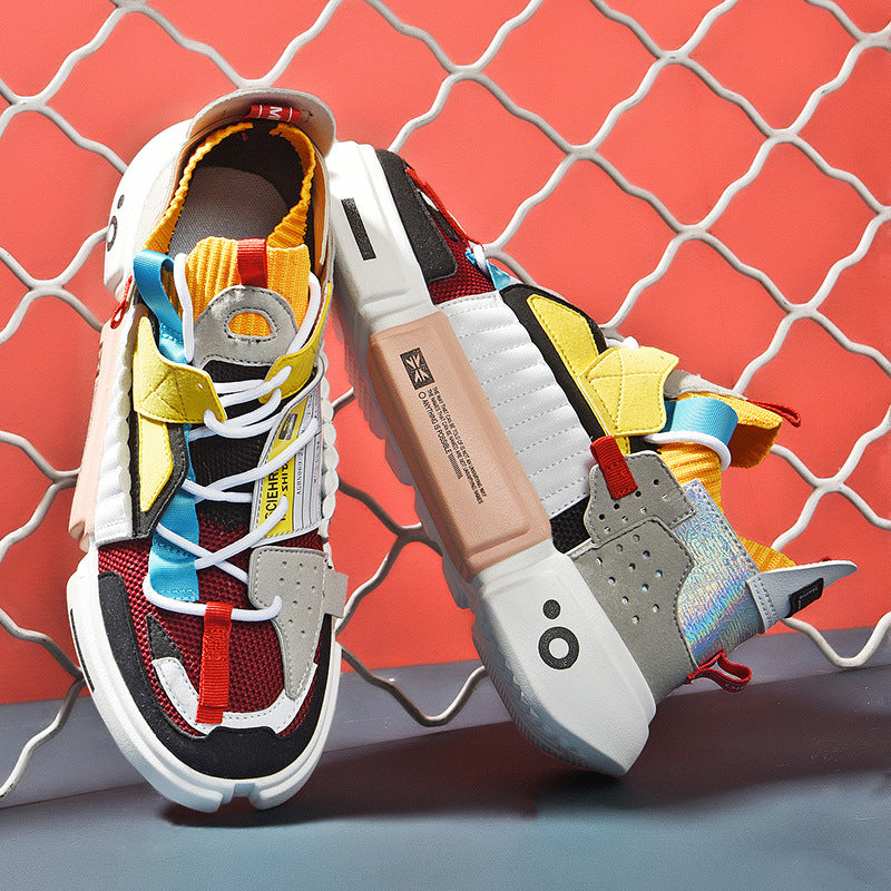 Adriano Mesh Panel Sneakers