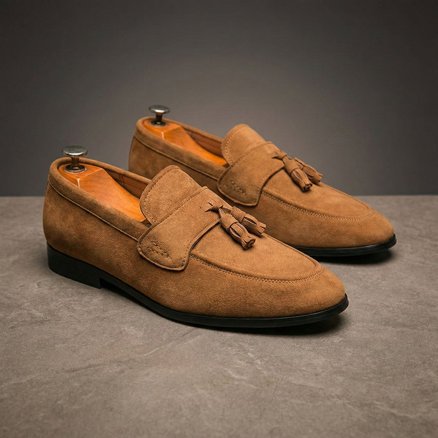 Lorenzo Suede Tassel Loafer