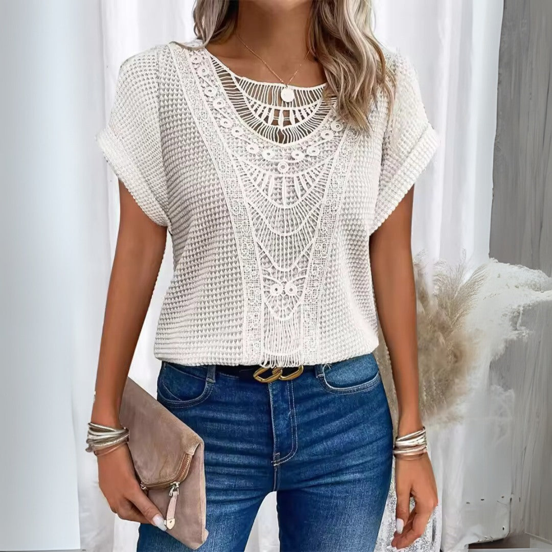 Eliana Crochet Lace Top