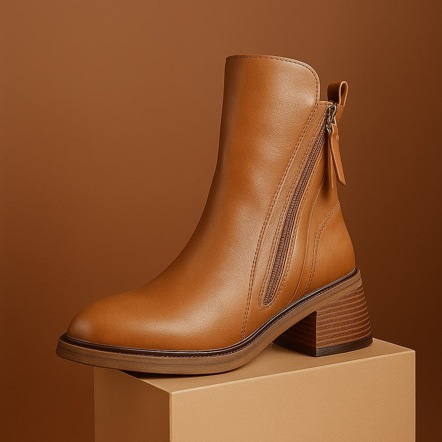 Giulia Leather Ankle Boot