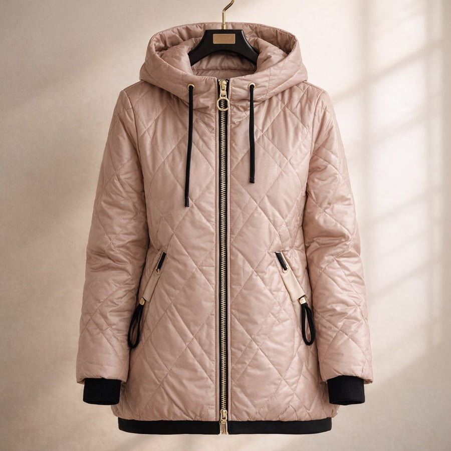 Emia Quilted Hooded Jacket