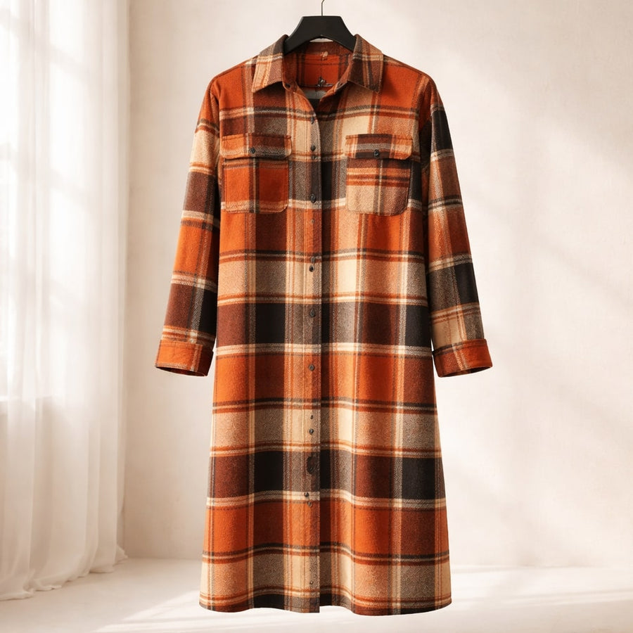 Lucia Plaid Coat