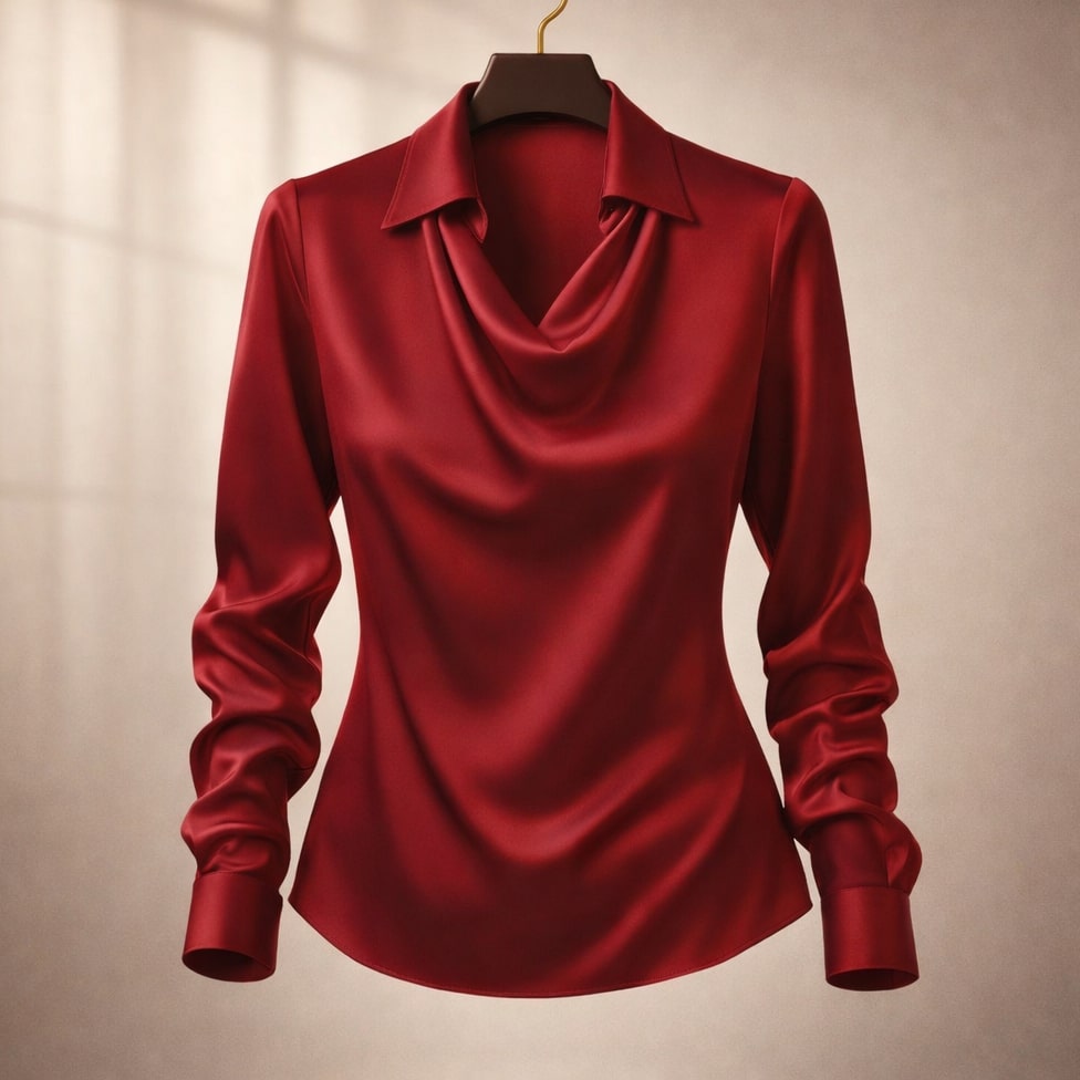 Isola Draped Blouse