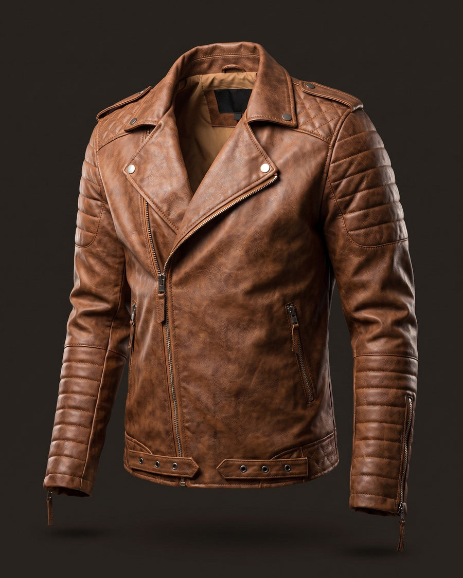 Aldo Faux Leather Biker Jacket