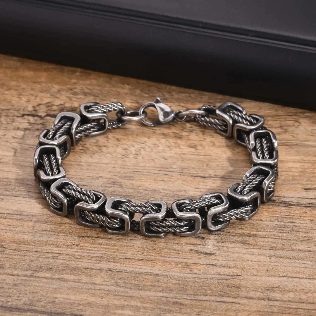 Gael Stainless Steel Chain Bracelet