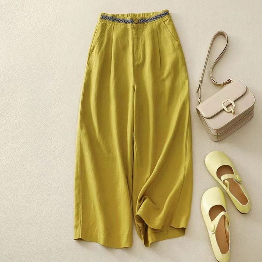 Inès Wide-Leg Summer Pants