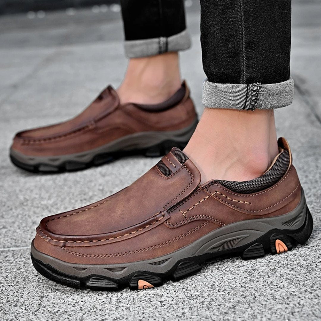 Dario Trail Leather Slip-Ons