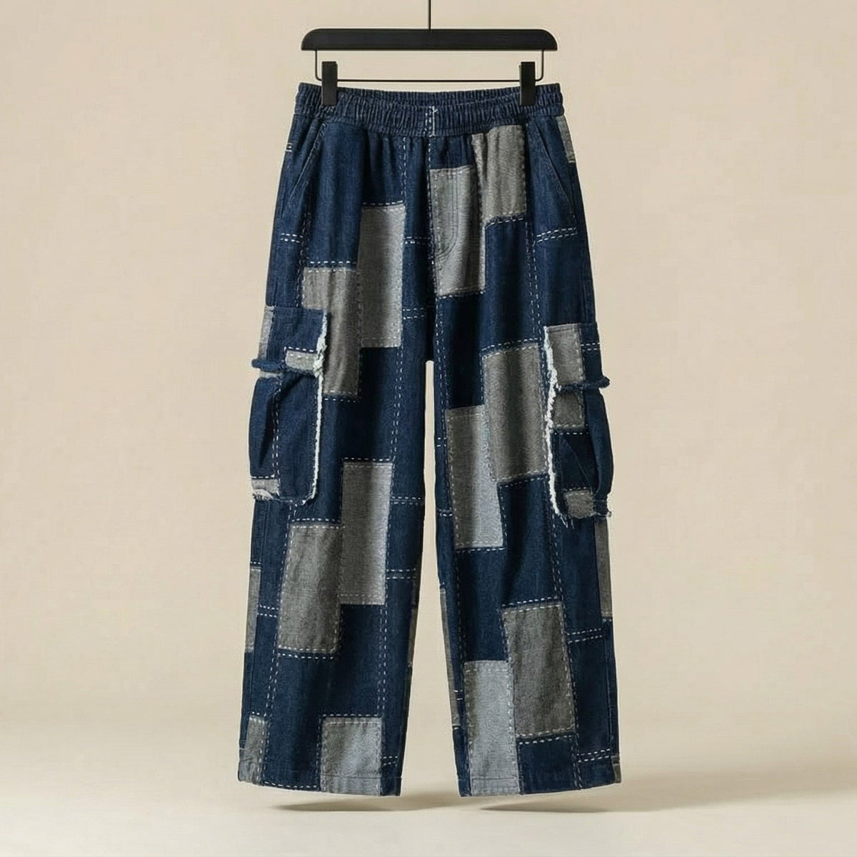 Martinas Patchwork Cotton Trouser