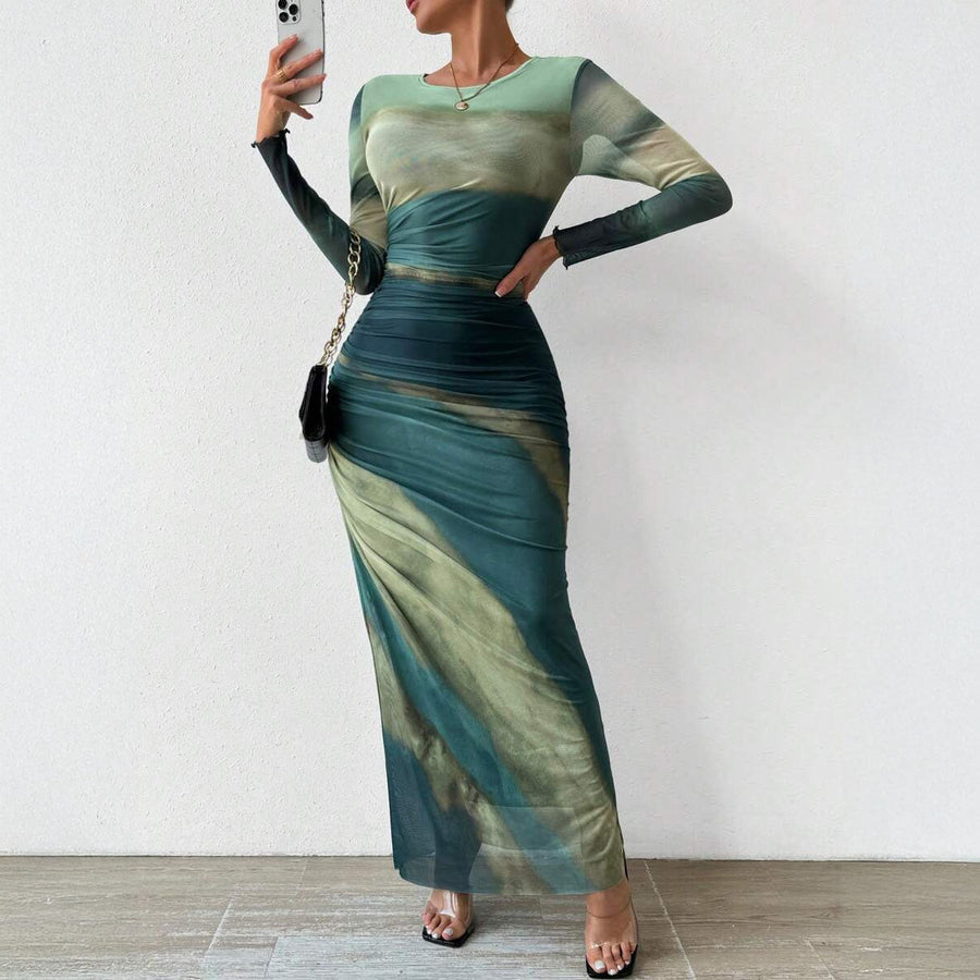 Valentina Gradient Maxi Dress