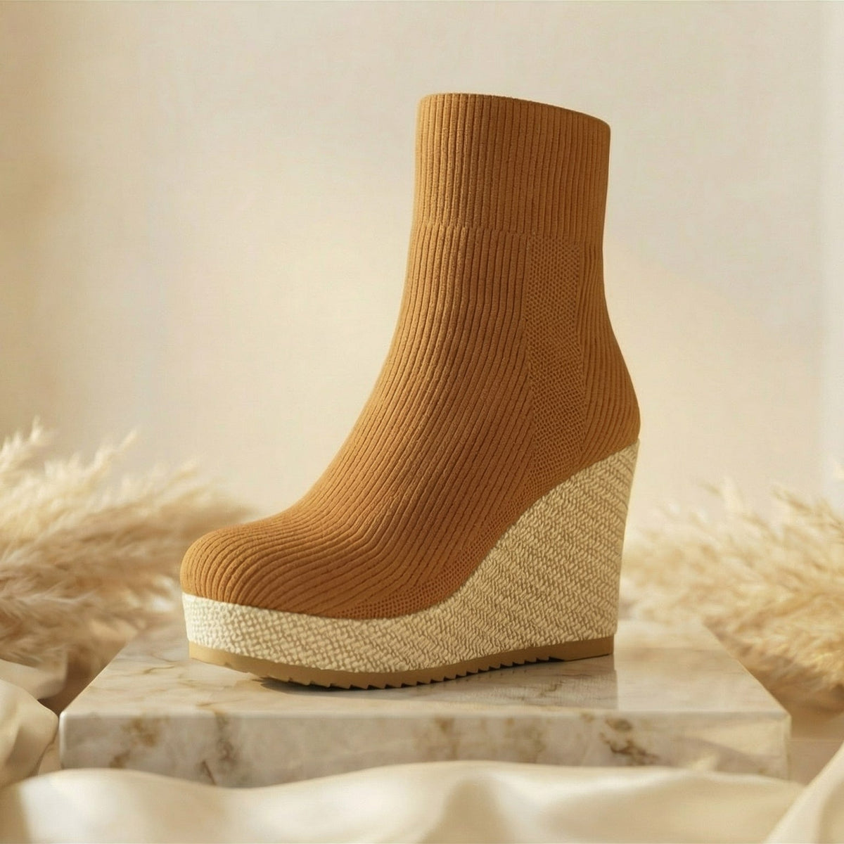 Valentina Wedge Sock Boot