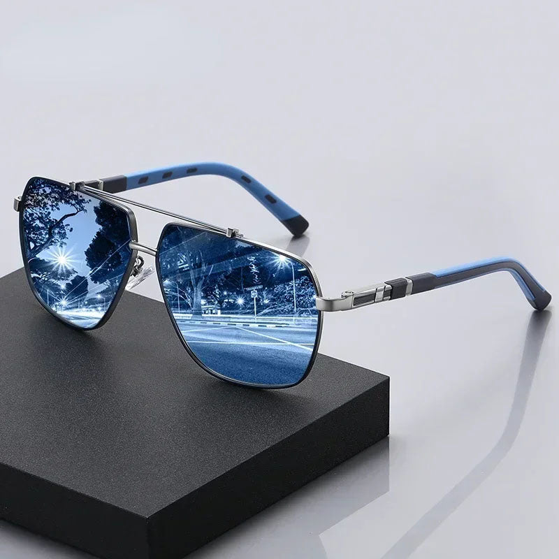 Gianni Metal Aviator Sunglasses