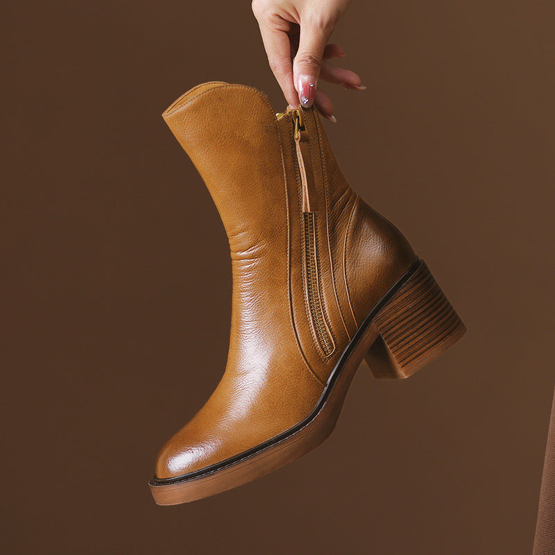 Harper Block Heel Boots