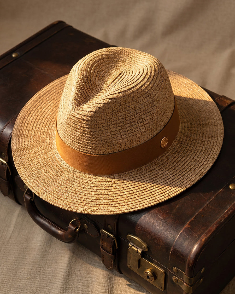 Giovanni Straw Wide-Brim Hat
