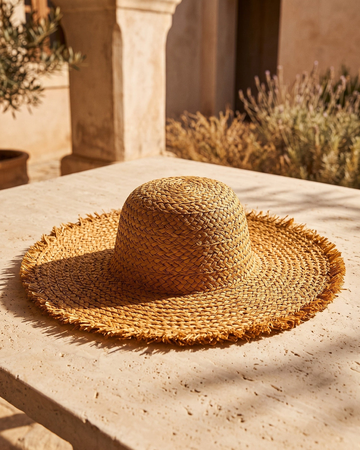 Cecilia Wide-Brim Straw Hat