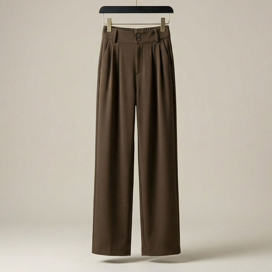 Clara Wide-Leg Tailored Trousers